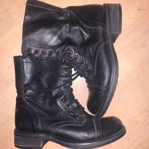 Steve Madden Troopa leather boots size 7.5